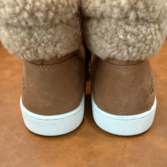 UGG Olive High Top Sneakers Chestnut Tan size 9.5 - Picture 10 of 11